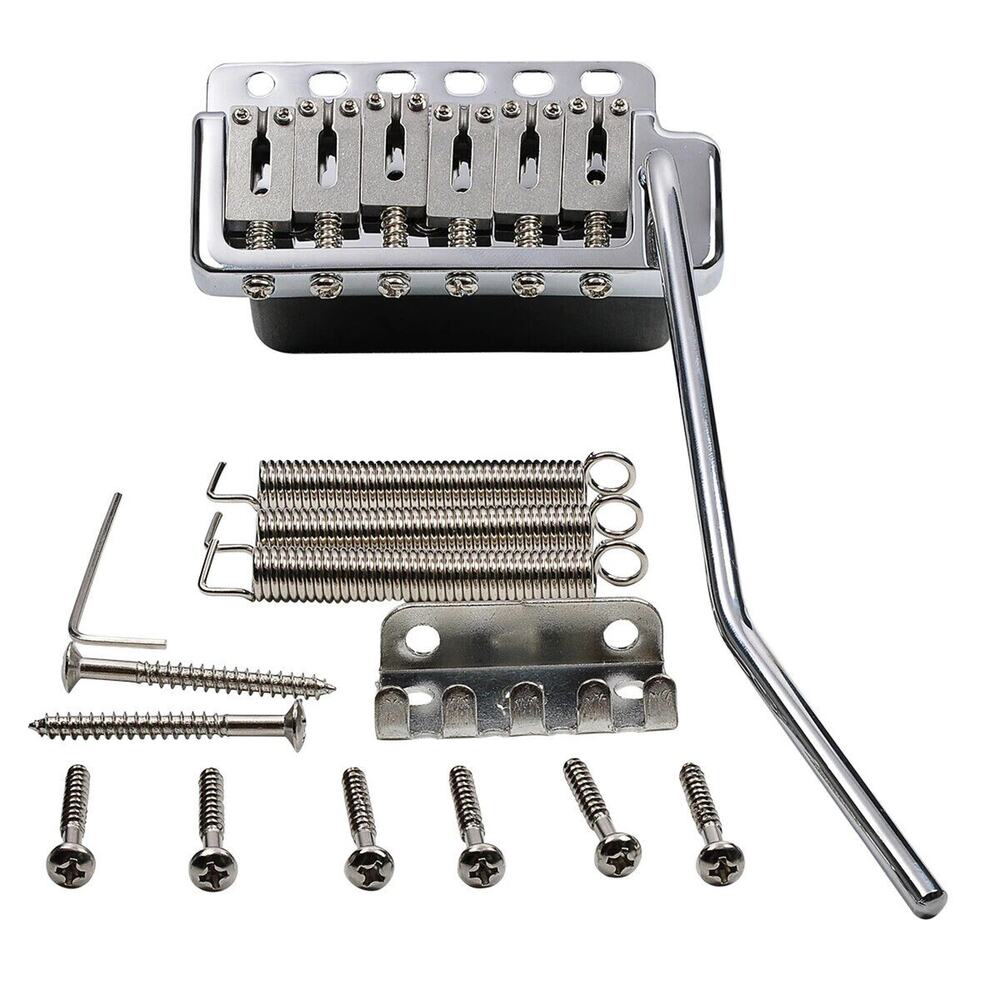 Wilkinson WVP6-SB 10.8m Chrome 54mm Guitar Tremolo Bridge Steel‎ Saddle Block